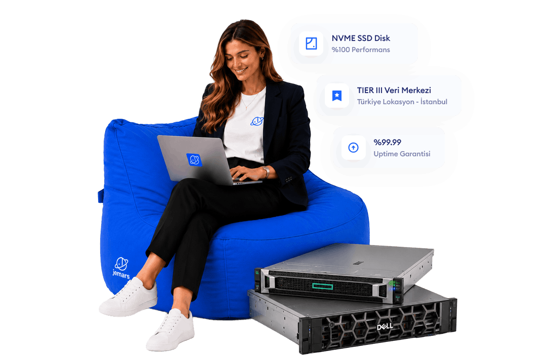 NVMe diskli sanal sunucu ile hızlı web sitesi barındırma